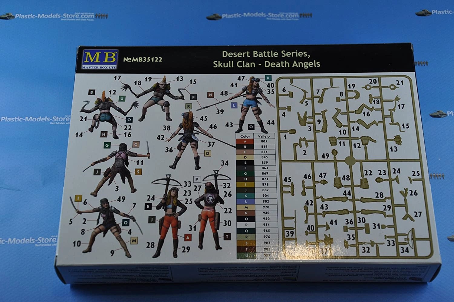 MASTER BOX 1/35 35122 "Desert Battle Series, Skull Clan - Death Angels"