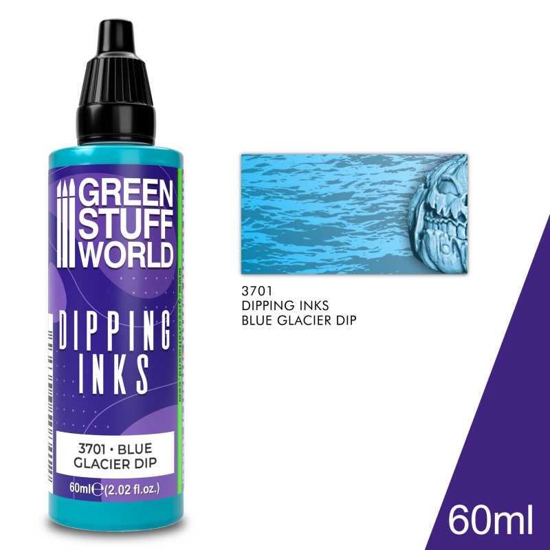 GREEN STUFF WORLD 3701 Dipping Ink Blue Glacier Dip MAKET BOYASI 60 ml