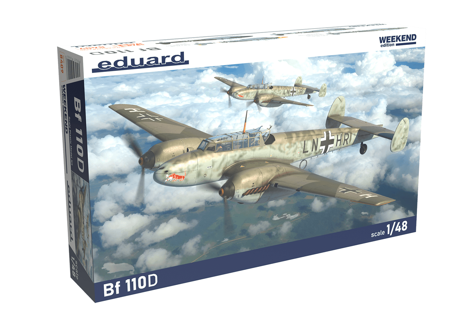 EDUARD 8409 1/48 Bf 110D SAVAŞ UÇAĞI MAKETİ