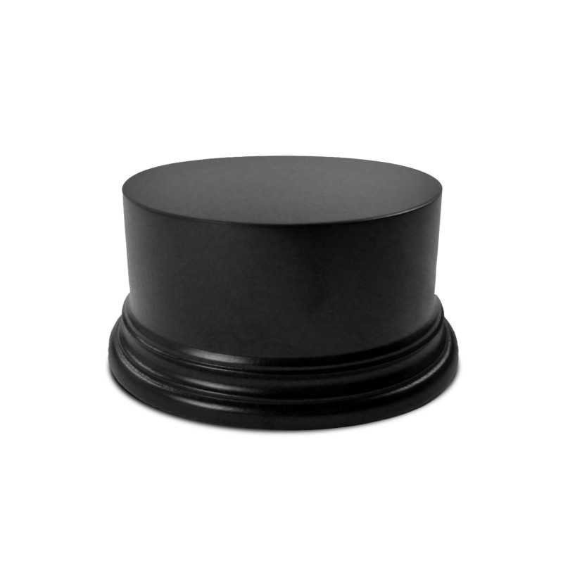 GREEN STUFF WORLD 2703 Round Block Plinth 10cm Black - Siyah Büst Altlığı