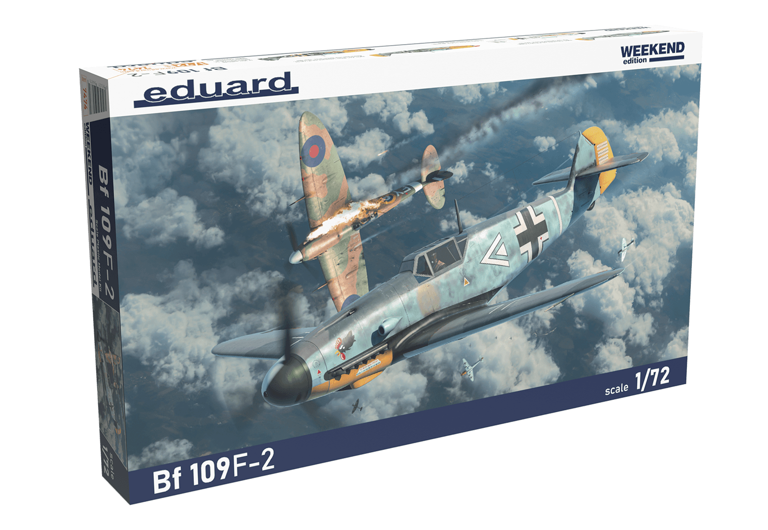 EDUARD 7474 1/72 Bf 109F-2 ALMAN SAVAŞ UÇAĞI MAKETİ