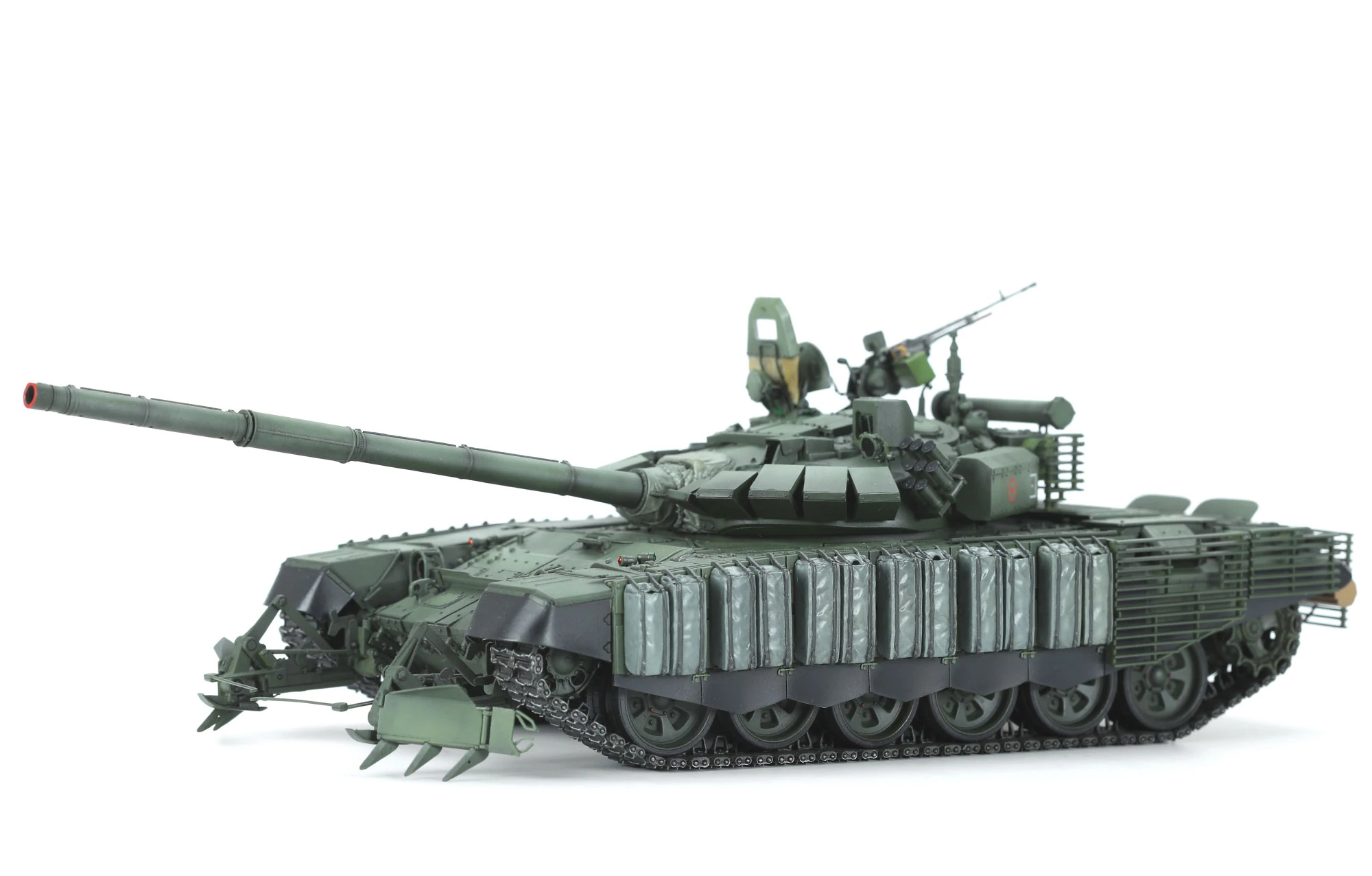 MENG TS-053 1/35 RUSSIAN MAIN BATTLE TANK T-72B3M w/ KMT-8 MINE CLEARING SYSTEM RUS TANK MAKETİ
