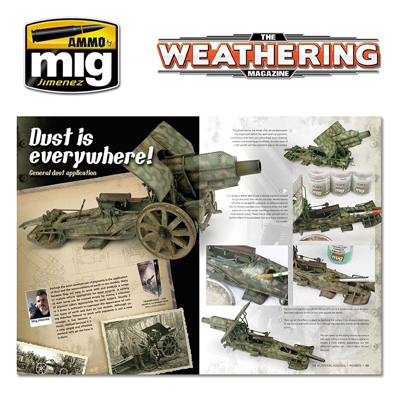 AMMO MIG 4518 THE WEATHERING MAGAZINE #19 – Pigments ENGLISH