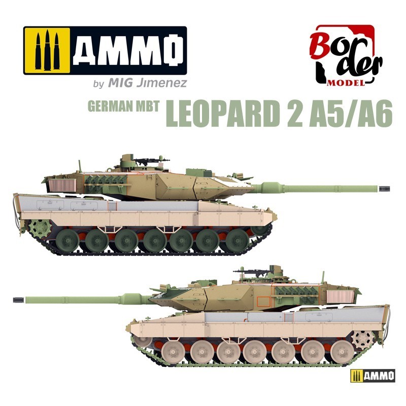 BORDER MODEL 7201 1/72 German MBT Leopard 2A5/A6 Tank Maketi
