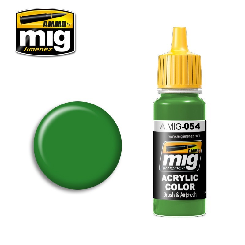 AMMO MIG 0054 SIGNAL GREEN MAKET BOYASI