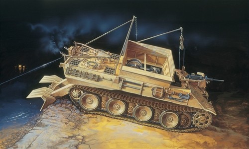 ITALERI 6472 1/35 SDKFZ 179 BERGEPANTHER ALMAN KURTARMA ARACI MAKETİ