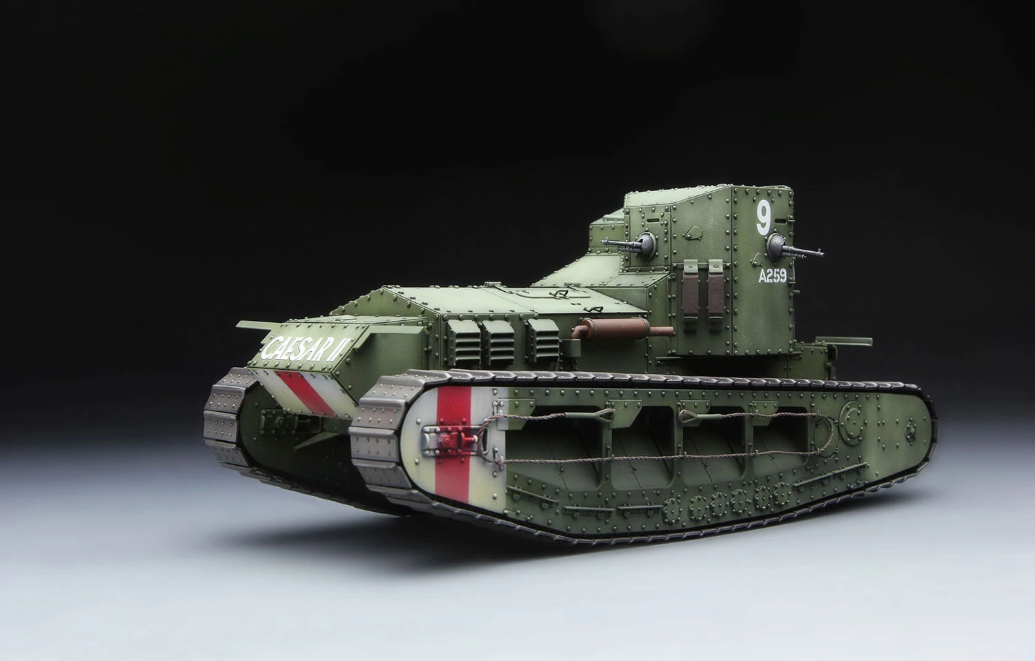 MENG TS-021 1/35 BRITISH MEDIUM TANK MK.A WHIPPET İNGİLİZ TANK MAKETİ