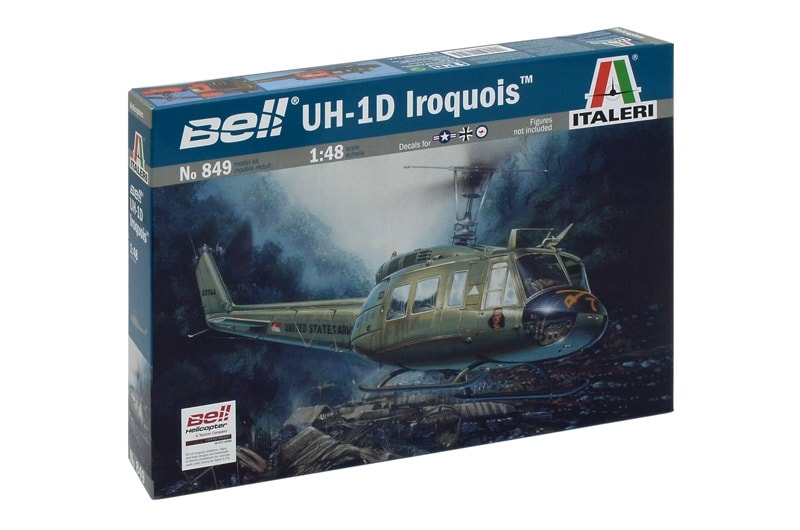 ITALERI 0849 1/48 UH - 1D Iroquois ASKERİ KARGO NAKLİYE HELİKOPTERİ MAKETİ