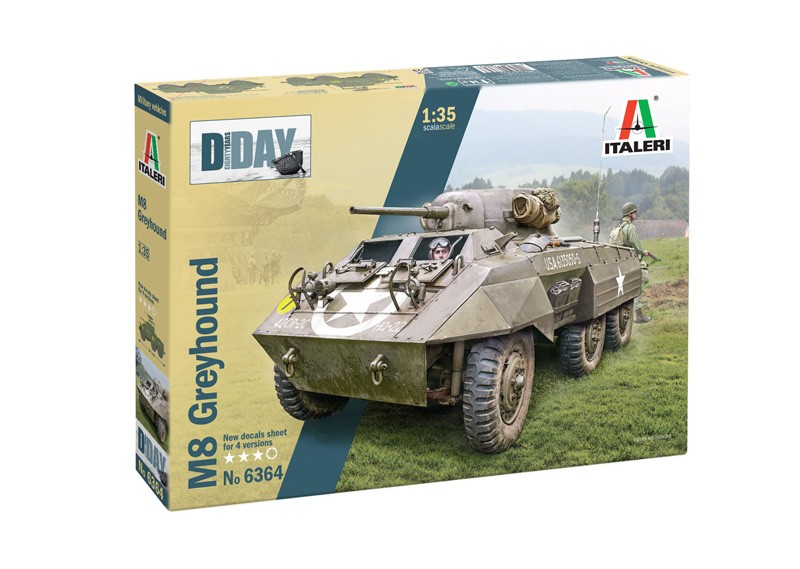 ITALERI 6364 1/35 M8 Greyhound ASKERİ KARA ARACI MAKETİ