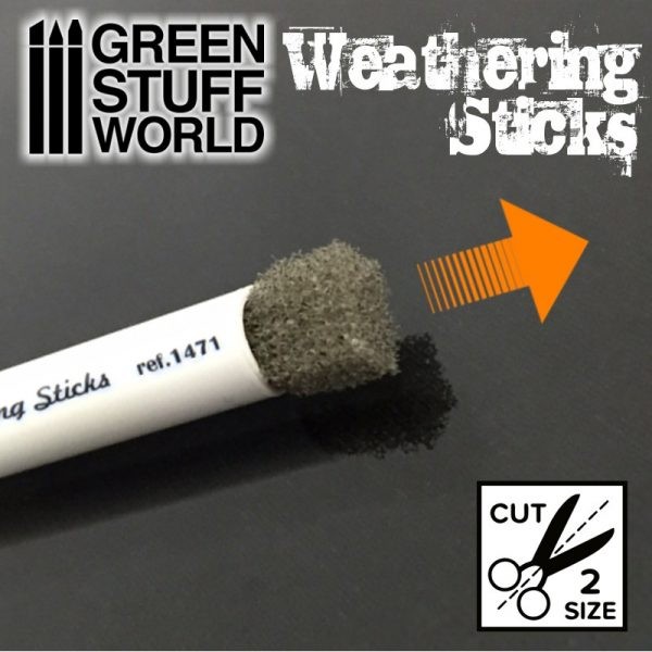 GREEN STUFF WORLD 9312 WEATHERİNG BRUSH 15MM SÜNGER ESKİTME FIRÇASI