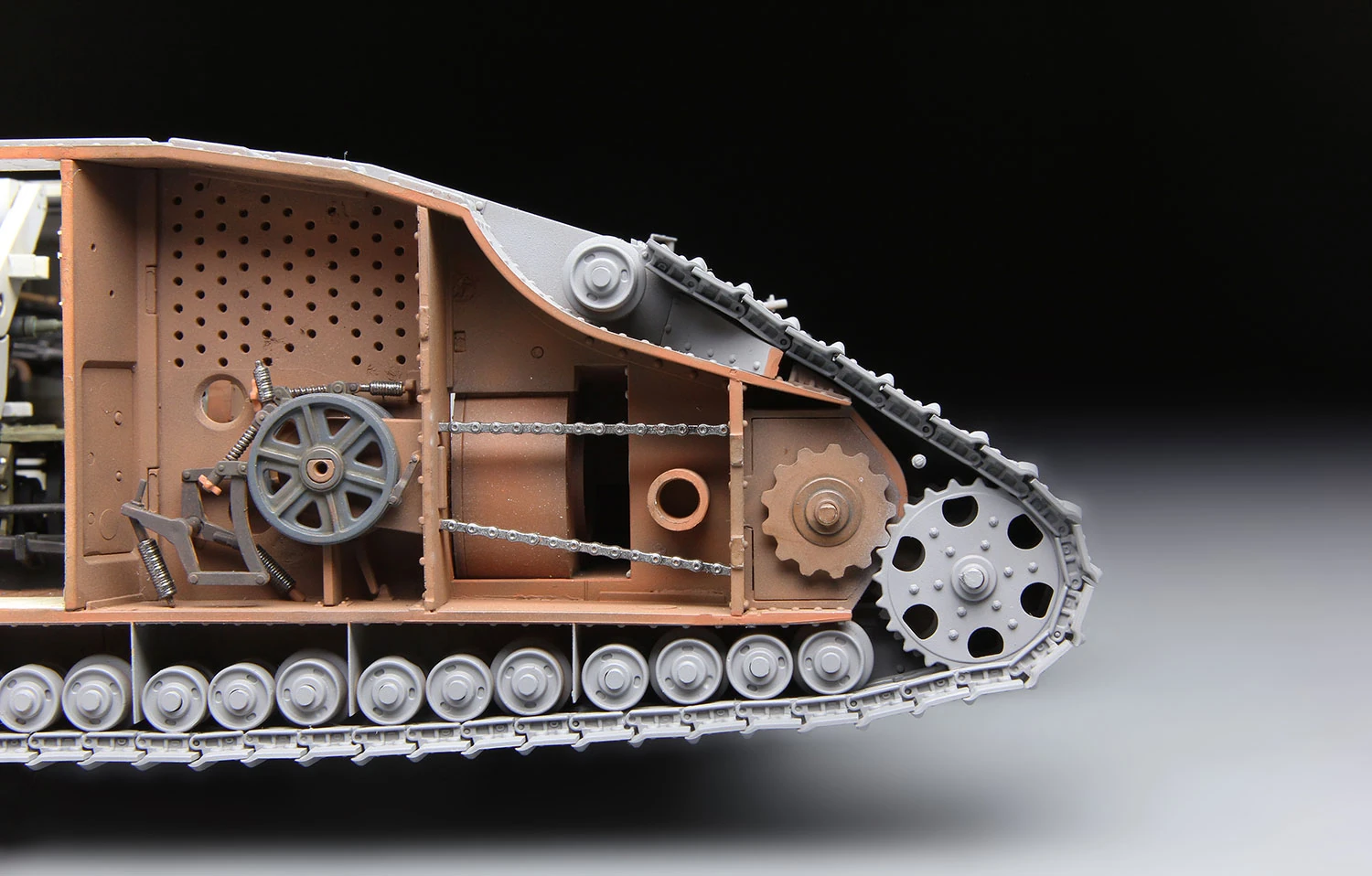 MENG TS-020 1/35 BRITISH HEAVY TANK MK.V MALE İNGİLİZ TANK MAKETİ