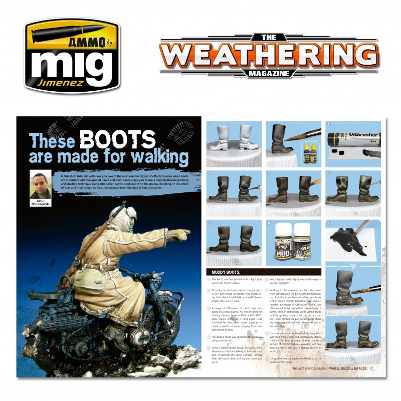  AMMO MIG 4524 THE WEATHERING MAGAZINE #25 – Wheels, Tracks & Surfaces ENGLISH