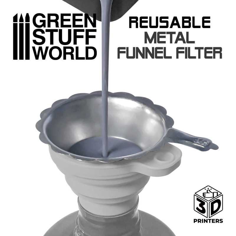 GREEN STUFF WORLD 3098 Reusable Metal Resin Filter