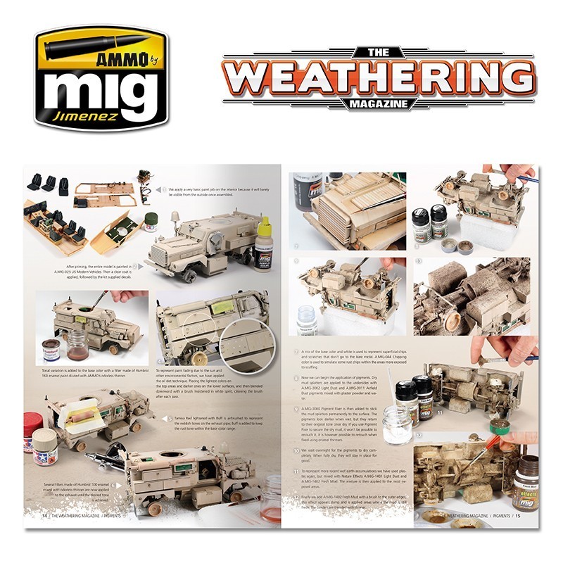 AMMO MIG 4518 THE WEATHERING MAGAZINE #19 – Pigments ENGLISH