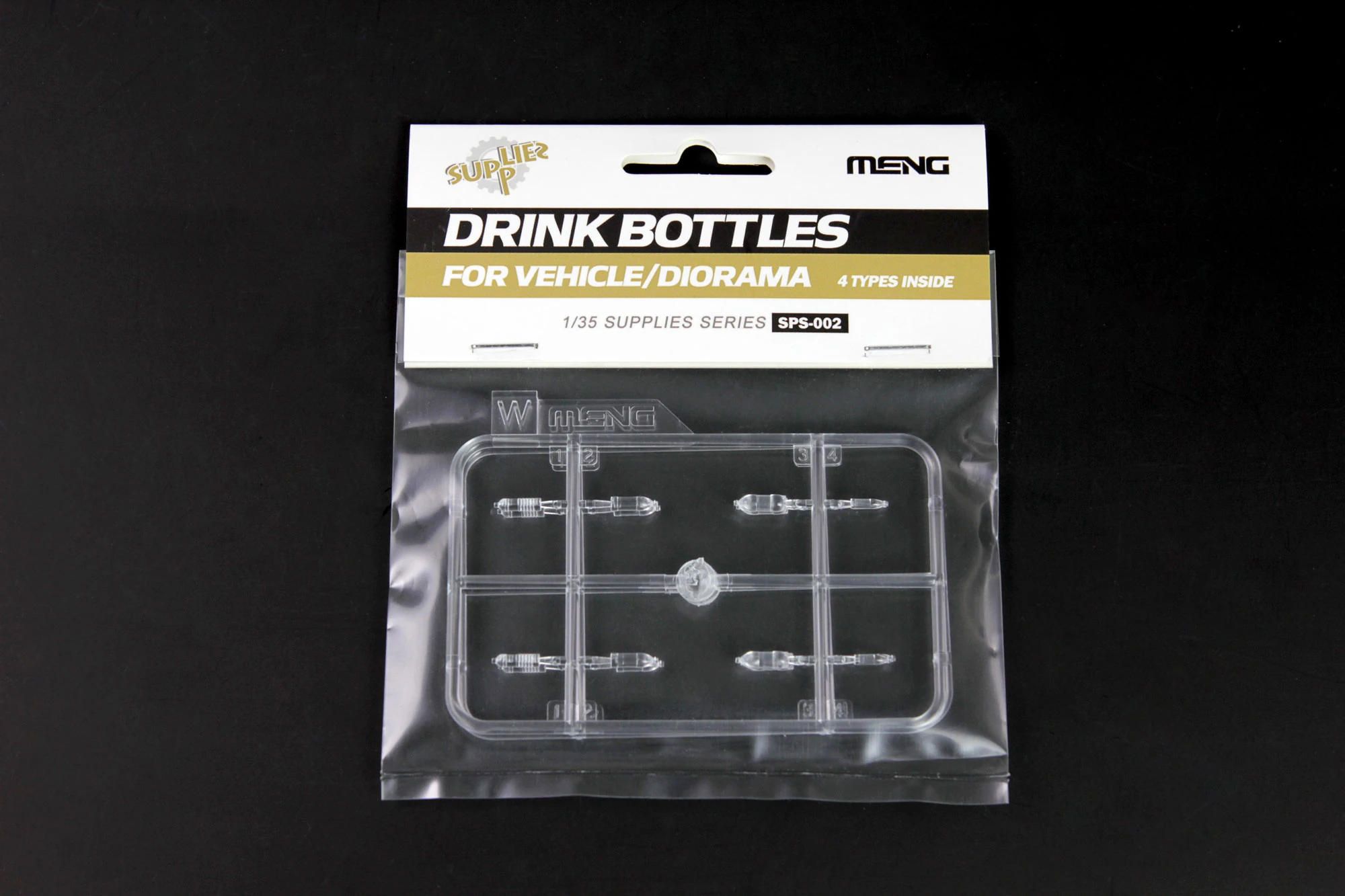 MENG SPS-002 1/35 DRINK BOTTLES FOR VEHICLE/DIORAMA SU ŞİŞELERİ DETAYLANDIRMA SETİ