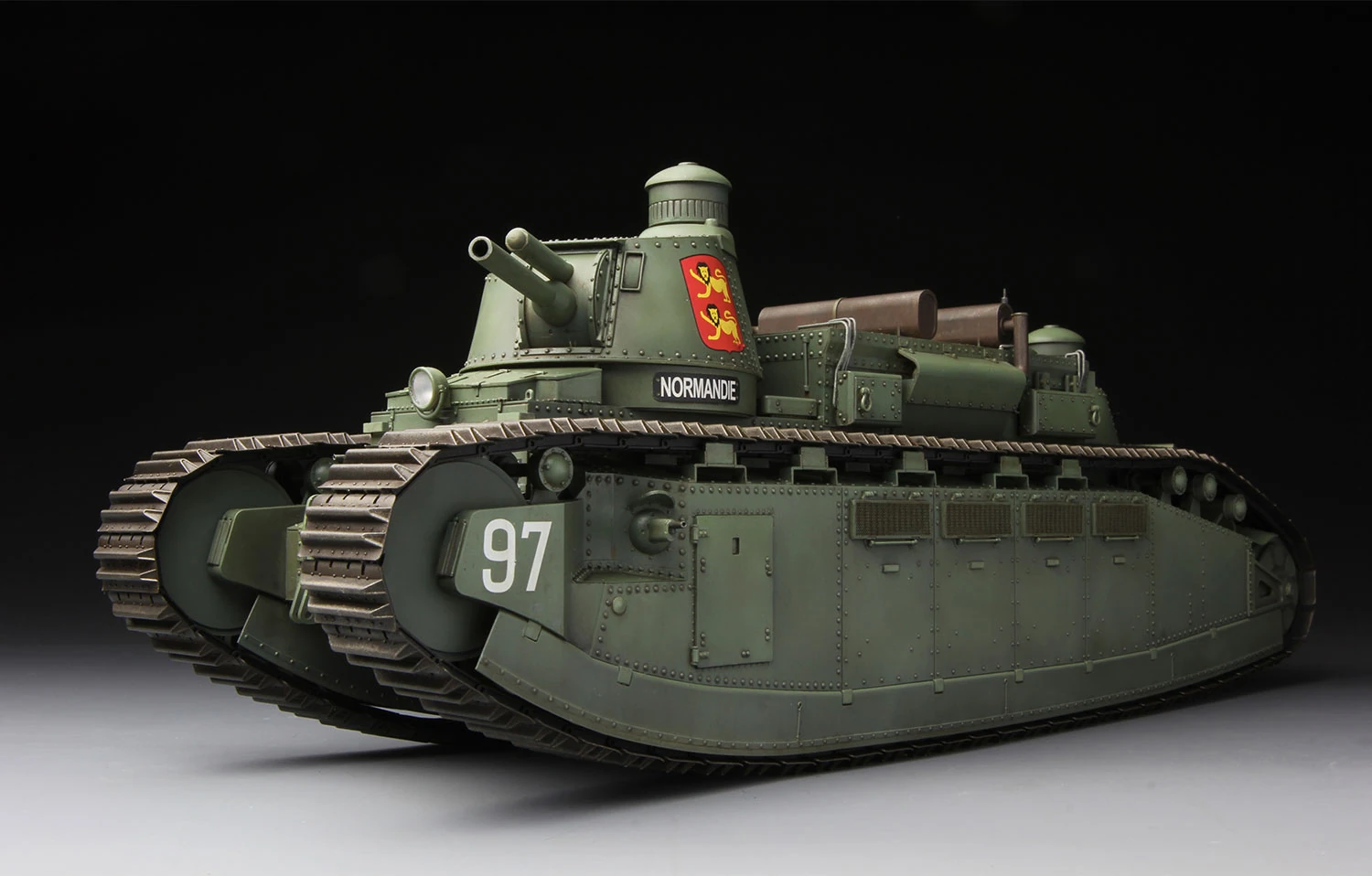 MENG TS-009 1/35 FRENCH SUPER HEAVY TANK CHAR 2C FRANSIZ TANK MAKETİ