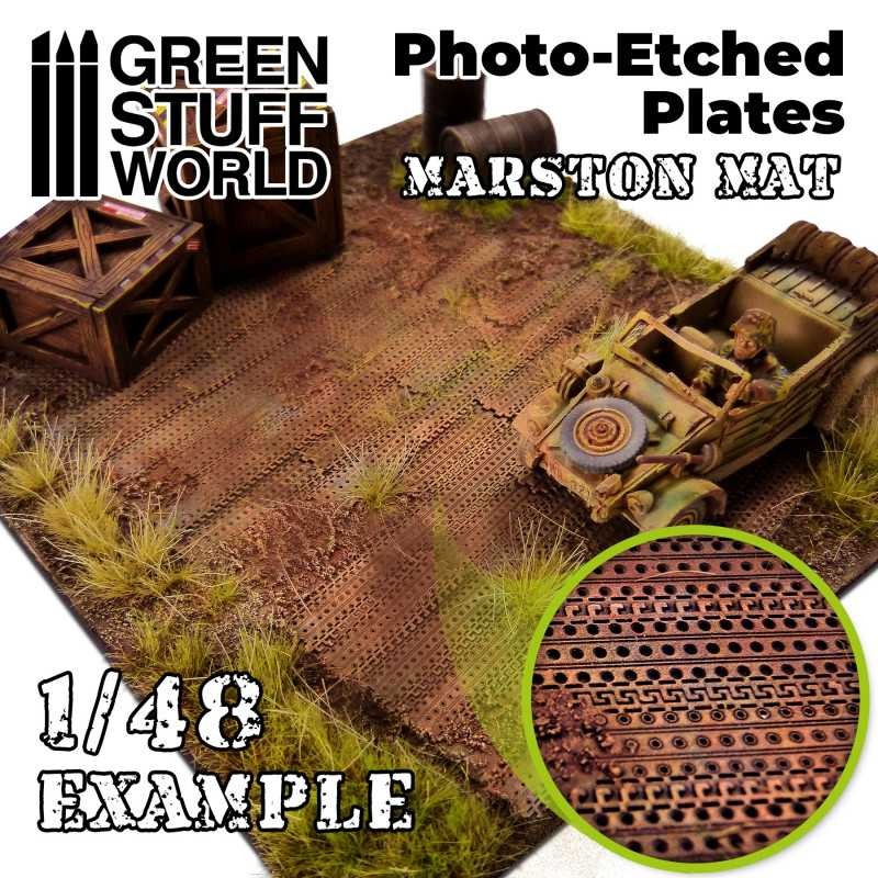 GREEN STUFF WORLD 2755 Photo etched - MARSTON MATS 1/48 MOBİL HAVAALANI VE KAMP ZEMİNİ