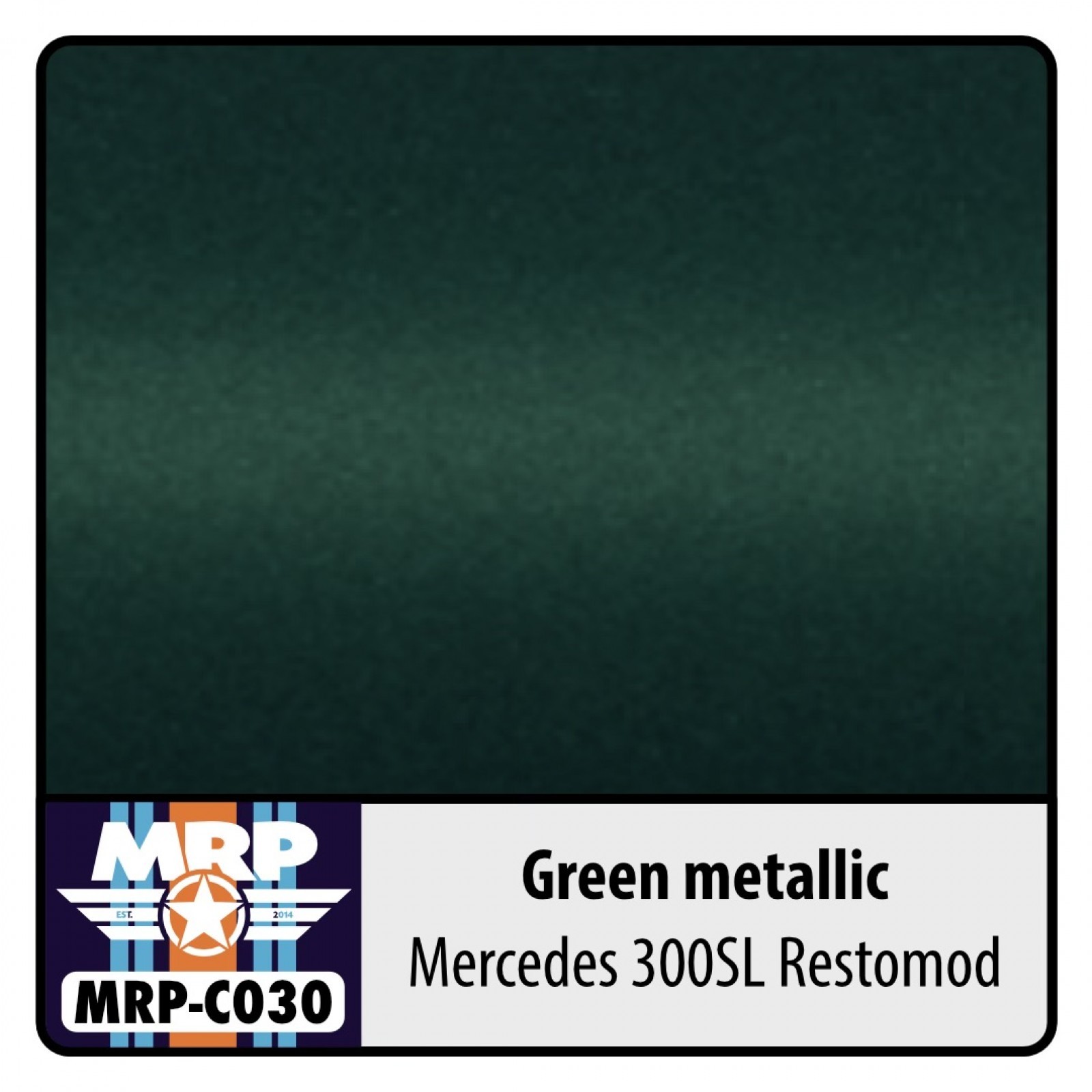 MR PAINT C030 Mercedes 300SL Restomod Green Metallic LAKER MAKET BOYASI