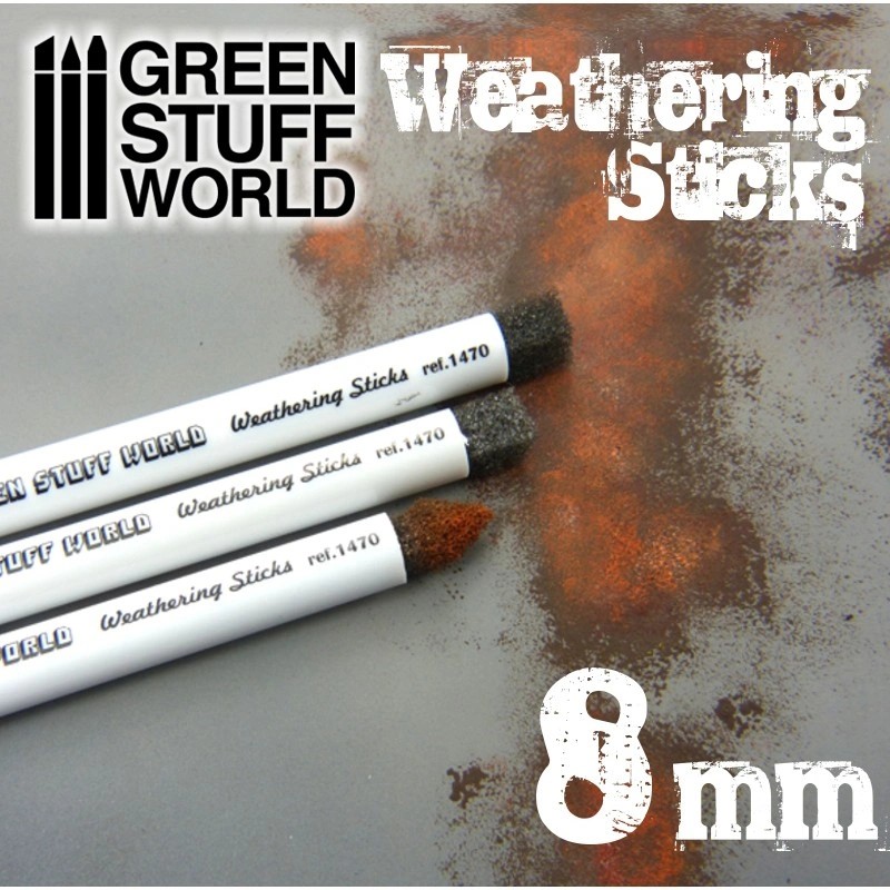 GREEN STUFF WORLD 9311  Weathering Brush 8mm SÜNGER ESKİTME FIRÇASI