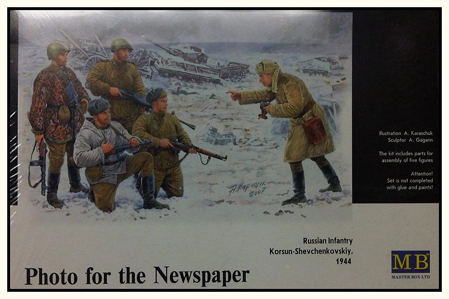 MASTER BOX 1/35 3529 "Photo for Newspaper" Russian Infantry. Korsun-Shevchenkovskiy, 1944