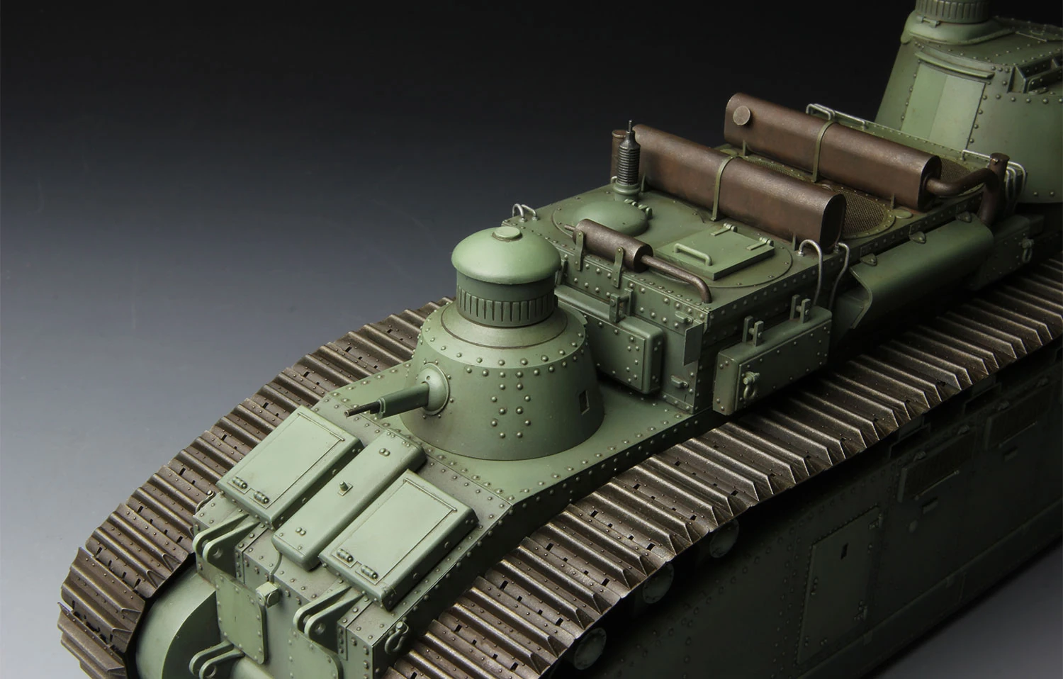 MENG TS-009 1/35 FRENCH SUPER HEAVY TANK CHAR 2C FRANSIZ TANK MAKETİ