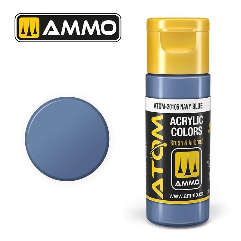 AMMO MIG ATOM 20106 Navy Blue AKRİLİK MAKET BOYASI