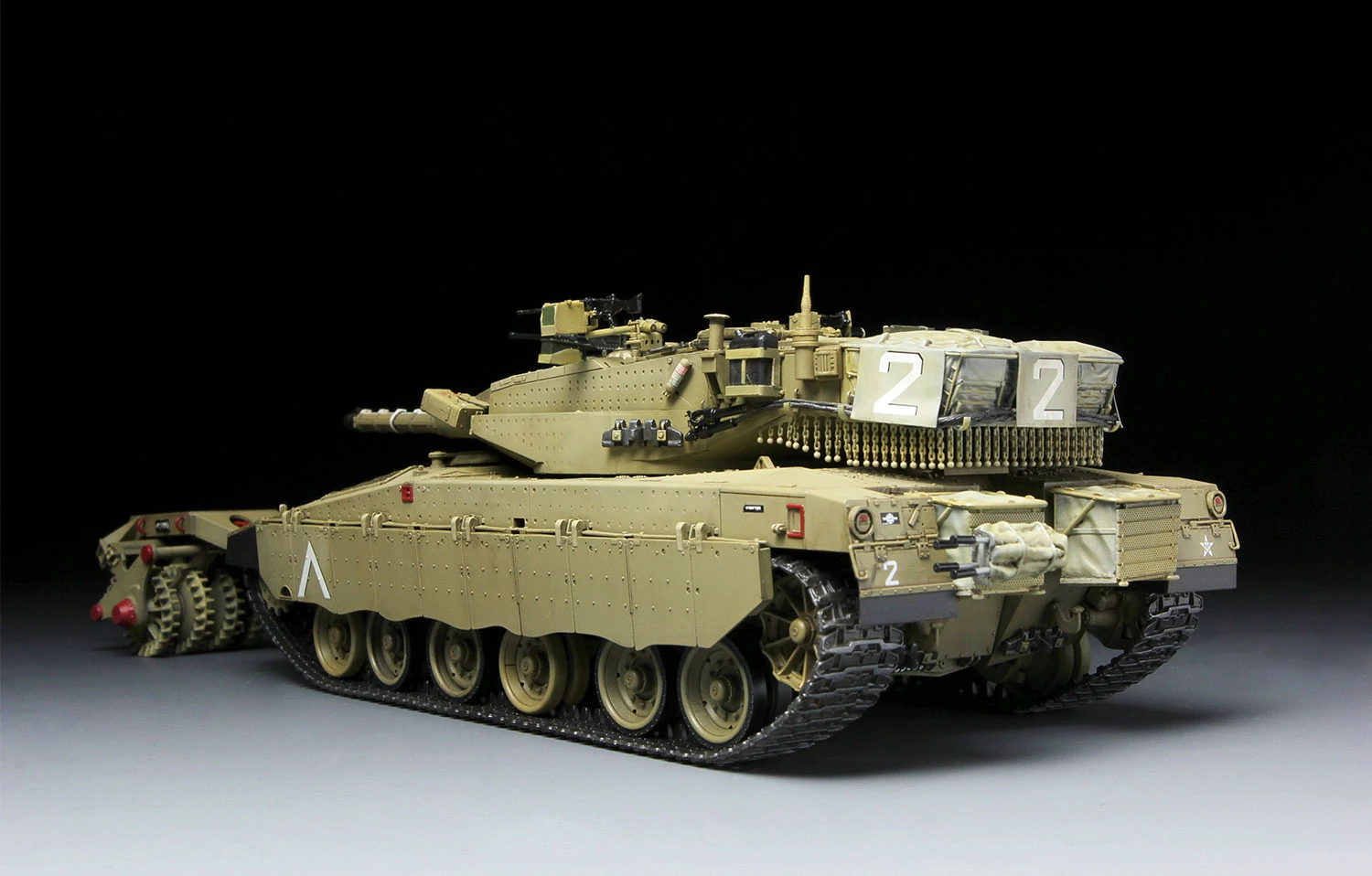 MENG TS-005 1/35 ISRAEL MAIN BATTLE TANK MERKAVA Mk.3 BAZ w/NOCHRI DALET MINE ROLLER SYSTEM İSRAİL TANK MAKETİ