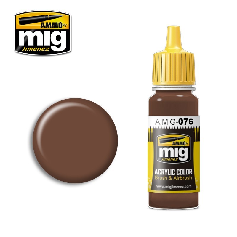 AMMO MIG 0076 BROWN SOIL MAKET BOYASI