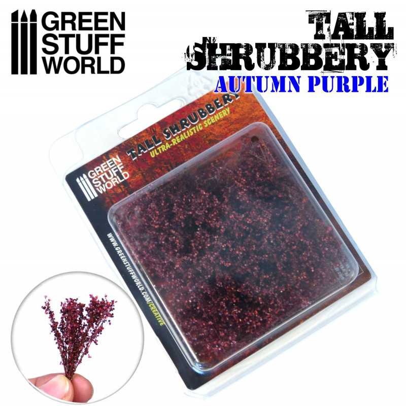 GREEN STUFF WORLD 9932 Tall Shrubbery Autumn Purple - MOR SONBAHAR UZUN ÇALILIKLARI