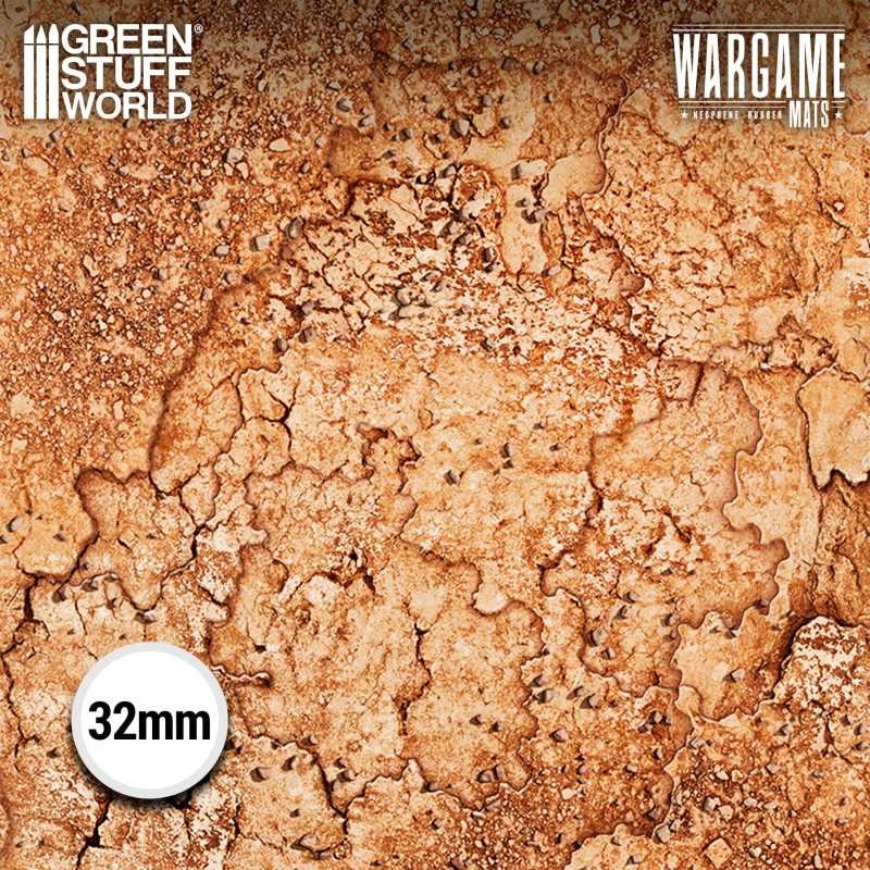 GREEN STUFF WORLD 6343 Neoprene Mat Dreadrock Badlands (120x180cm) - MASAÜSTÜ OYUN MATI