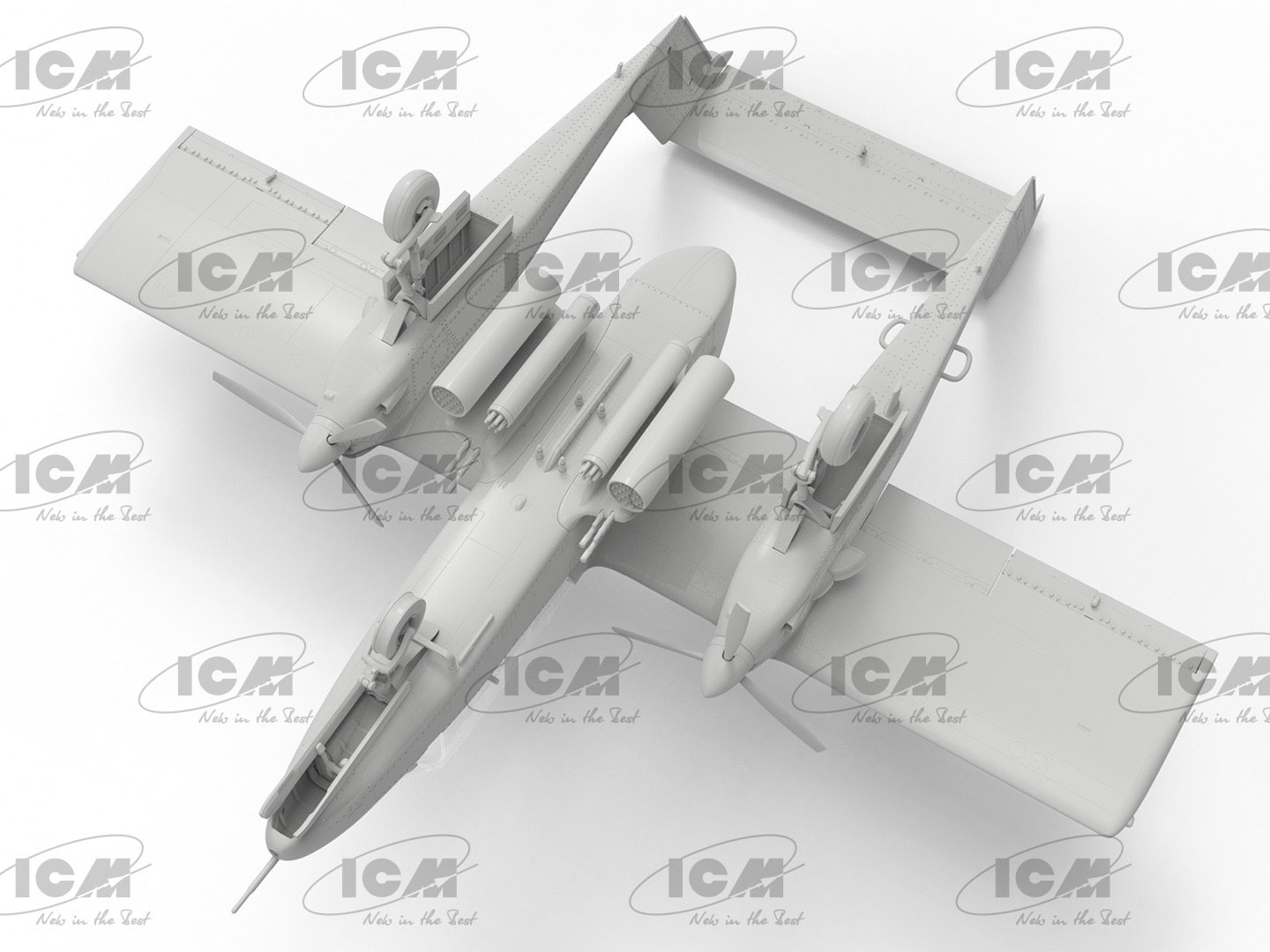 ICM 72185 1/72 OV-10А Bronco ASKERİ UÇAK MAKETİ