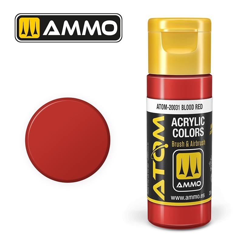 AMMO MIG ATOM 20031 Blood Red AKRİLİK MAKET BOYASI