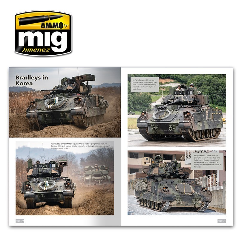 AMMO MIG 5952  M2A3 Bradley Fighting Vehicle in Europe Vol. 2 REFERANS FOTOĞRAFLARI KİTABI