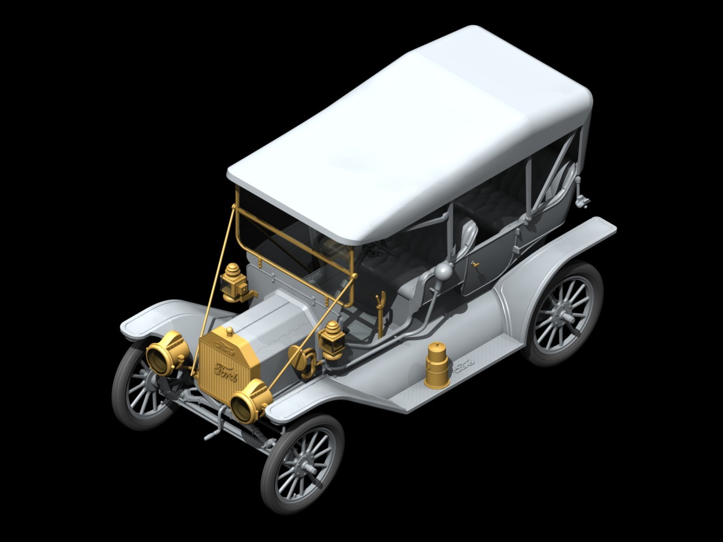 ICM 24002 1/24 FORD MODEL T 1911 ARABA MAKETİ