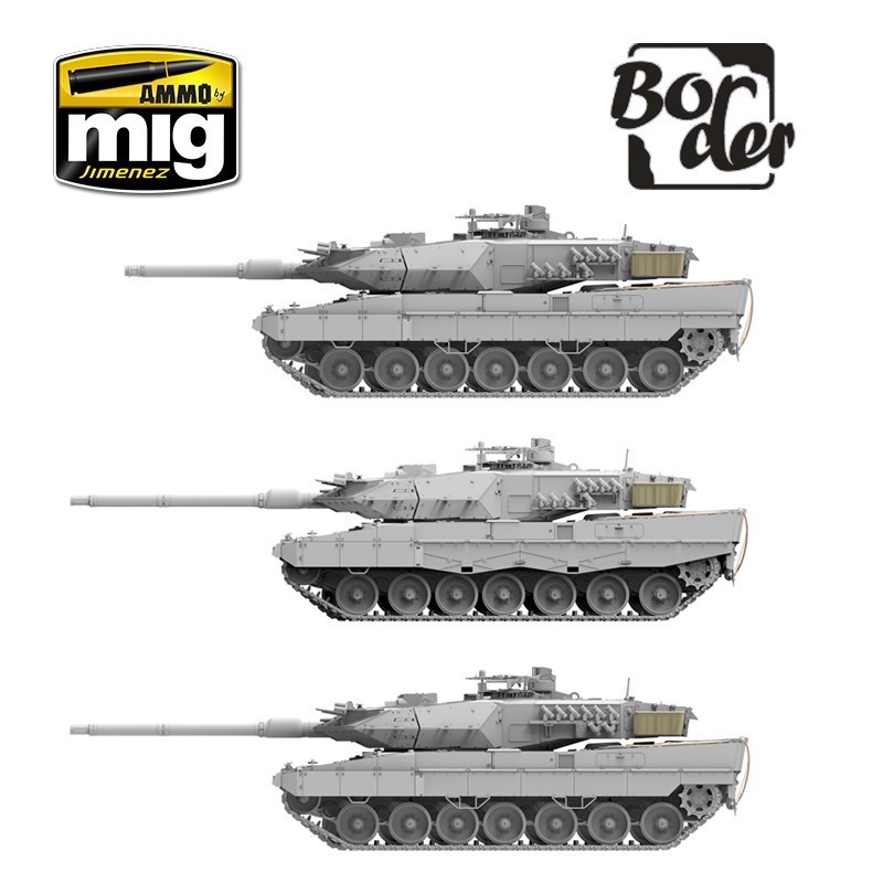 BORDER MODEL 002 1/35 Leopard 2A6 TANK MAKETİ