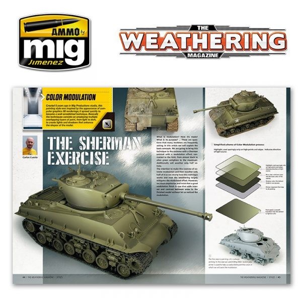 AMMO MIG 4511 THE WEATHERING MAGAZINE #12 – STYLES ENGLISH ÇEŞİTLİ MAKET BOYAMA TEKNİKLERİ DERGİSİ