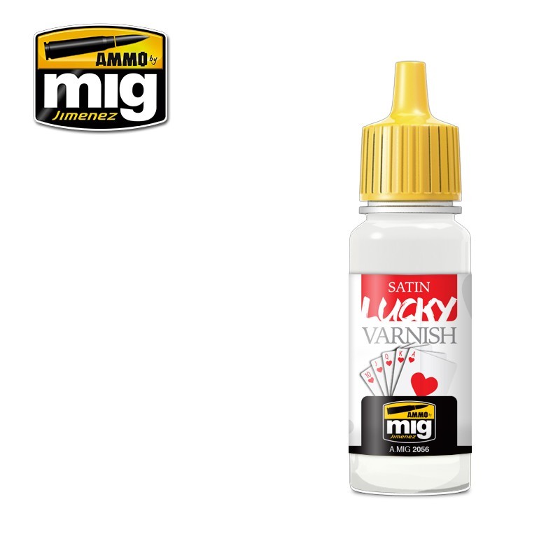 AMMO MIG 2056 SATIN LUCKY VARNISH (17 mL) MAKET VERNİĞİ