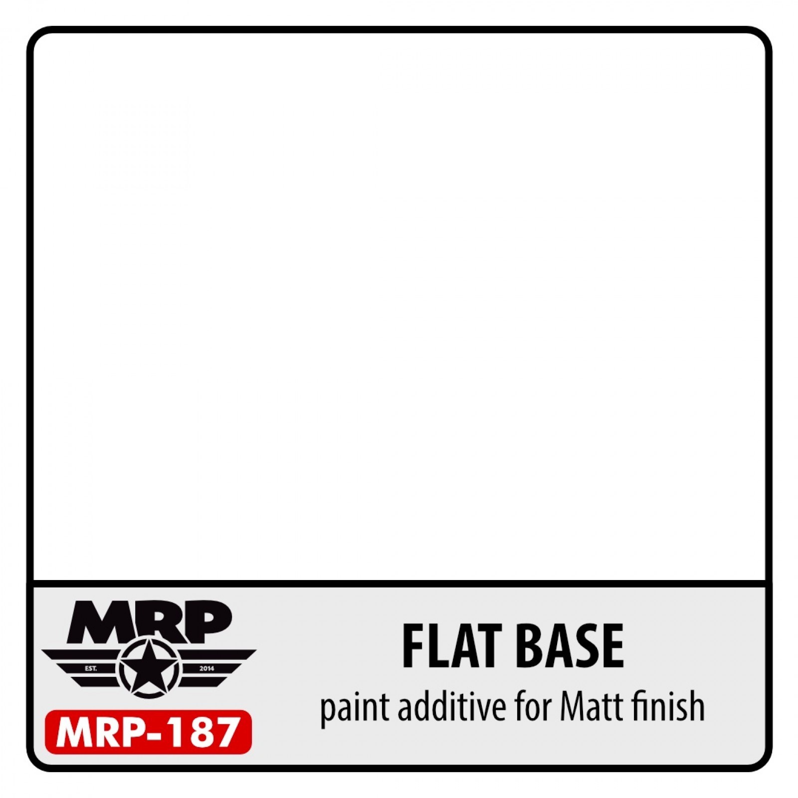 MR PAINT 187 FLAT BASE 30ml LAKER MATLAŞTIRICI VERNİK