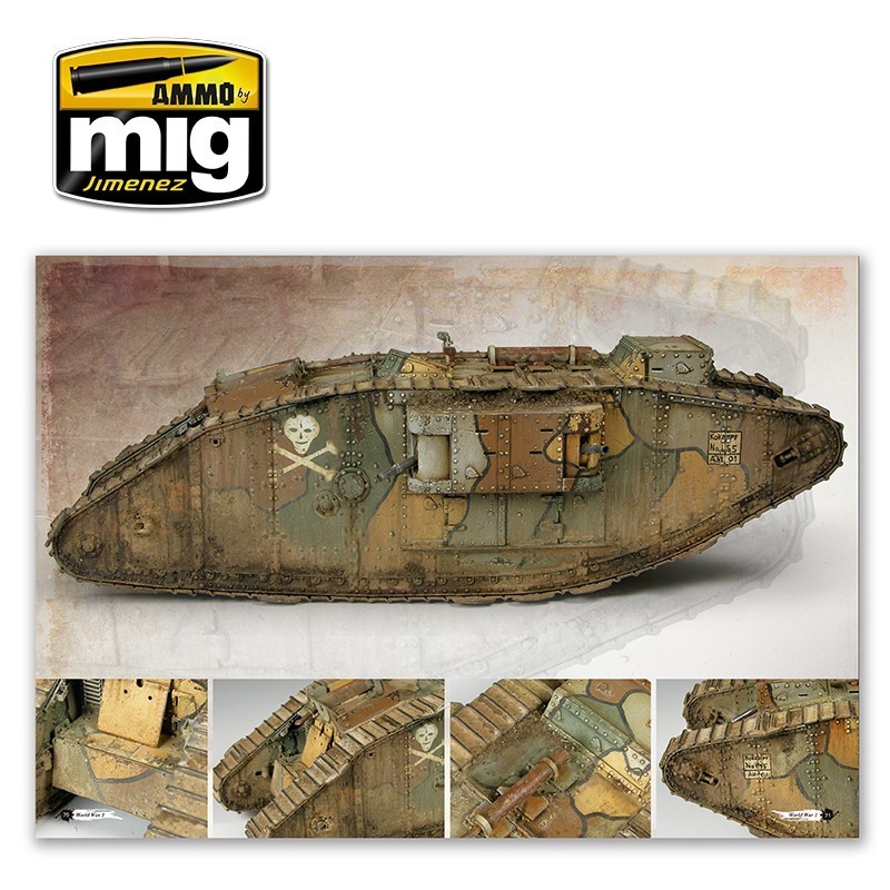 AMMO MIG 6011 THE WEATHERING SPECIAL World War I (English) - BİRİNCİ DÜNYA SAVAŞI BOYAMA TEKNİKLERİ KİTABI