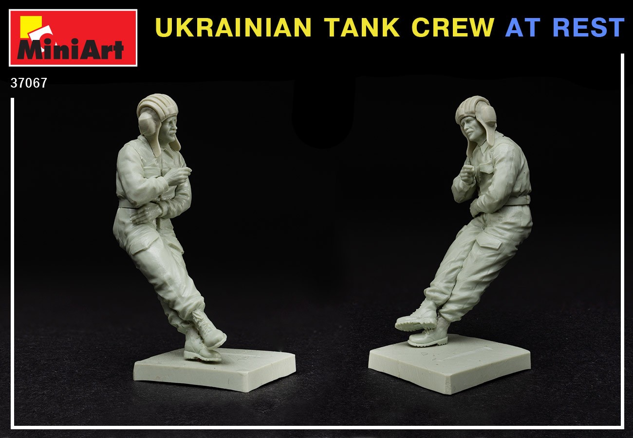 MINIART 37067 1/35 Dinlenen Ukraynalı Tank Mürettebatı