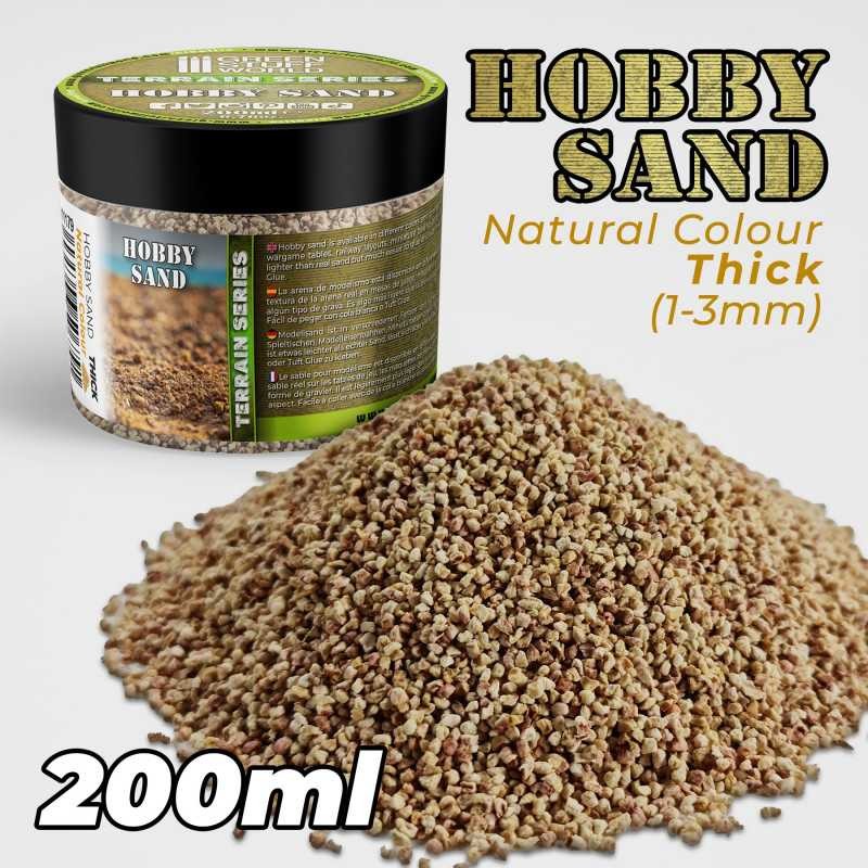 GREEN STUFF WORLD 11179 Thick Hobby Sand 200ml Natural - DOĞAL RENK KALIN KALIN KUM 