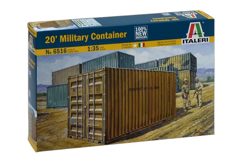 ITALERI 6516 1/35 20’ Military Container ASKERİ KONTEYNER MAKETİ