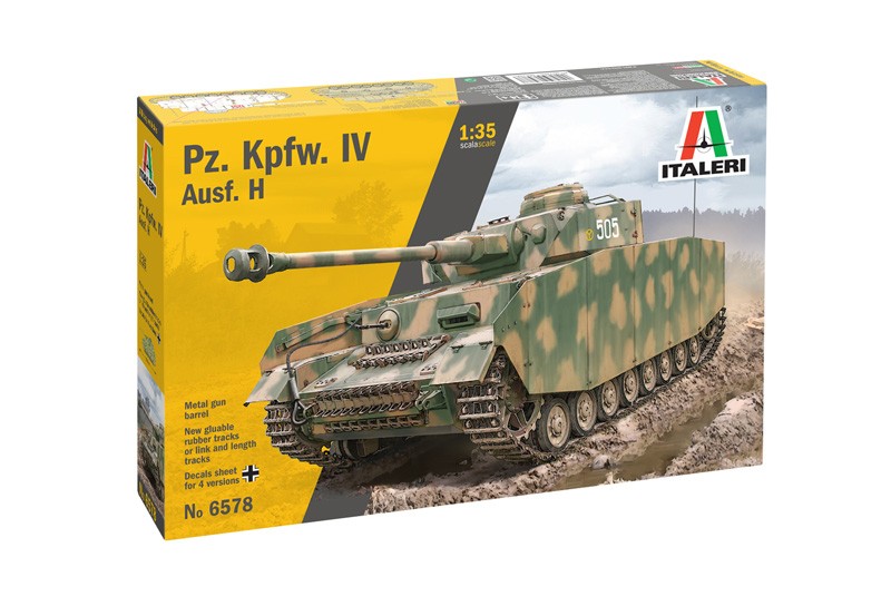ITALERI 6578 1/35 Pz. Kpfw. IV Ausf. H TANK MAKETİ