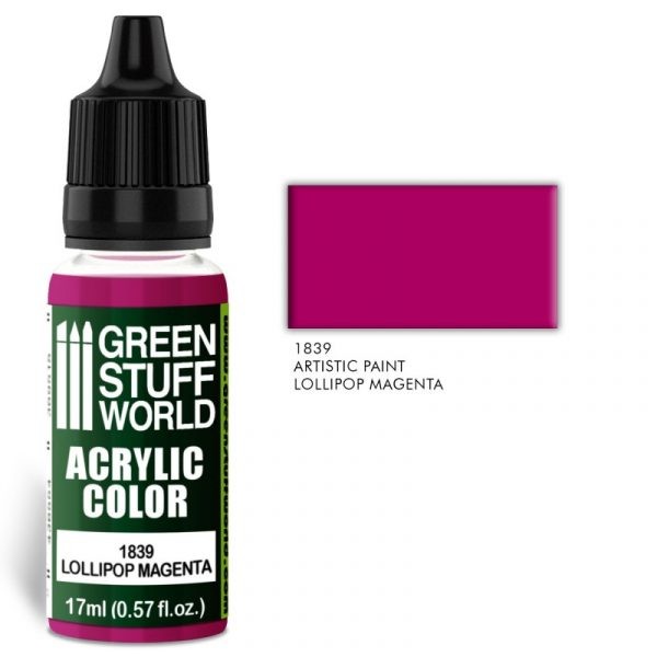 GREEN STUFF WORLD 1839 Acrylıc Color LOLLIPOP MAGENTA MAKET BOYASI