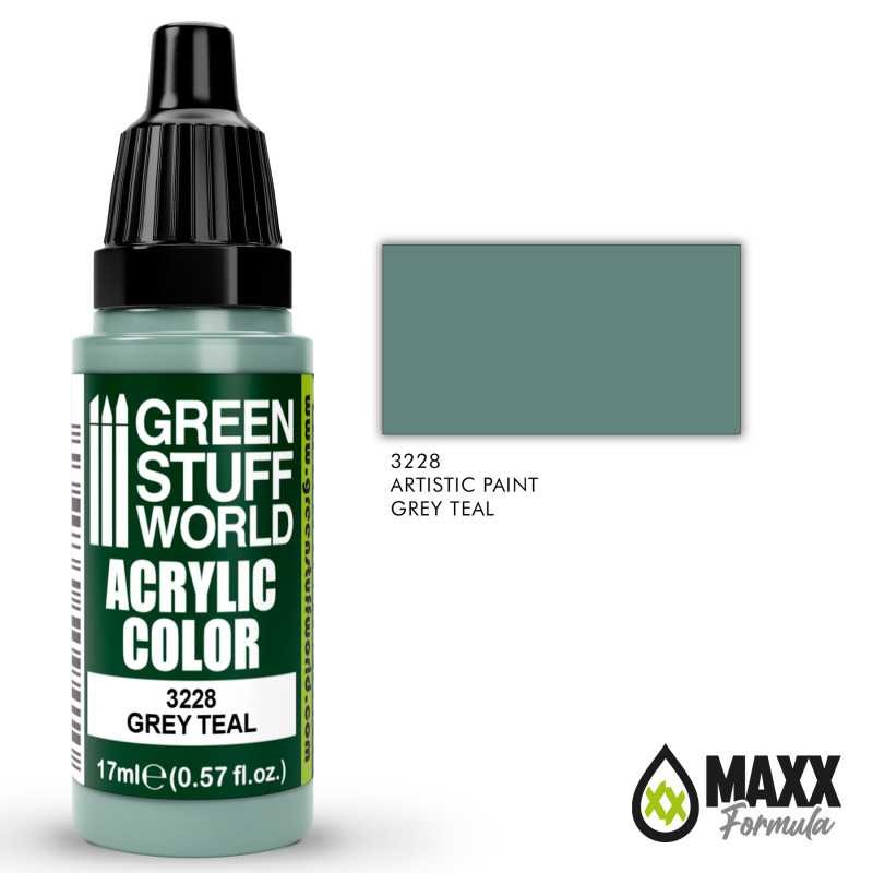 GREEN STUFF WORLD 3228 Acrylic Color GREY TEAL MAKET BOYASI