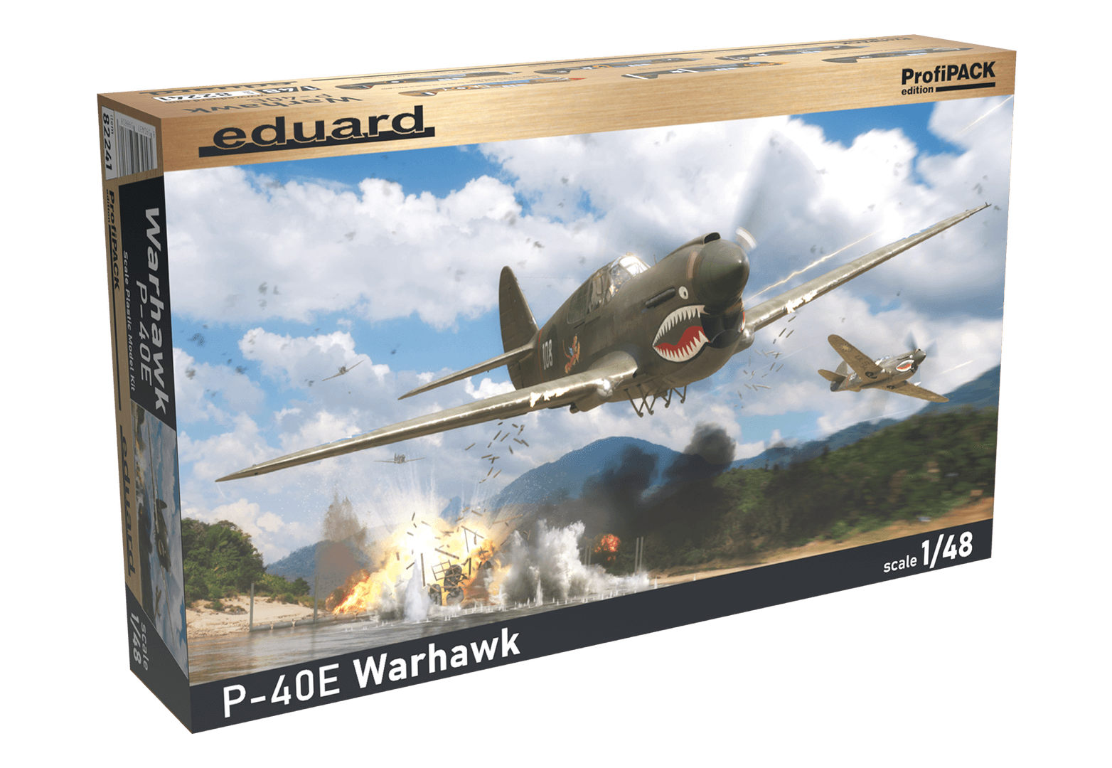 EDUARD 82241 1/48 P-40E Warhawk SAVAŞ UÇAĞI MAKETİ