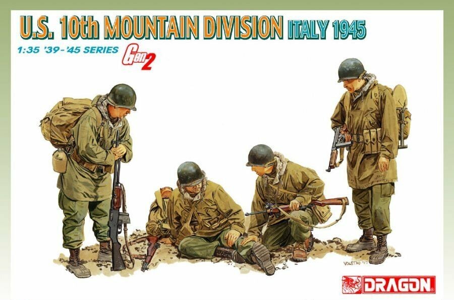 DRAGON 6377 1/35 US 10TH MOUNTAIN DIVISION ITALY 1945 AMERİKAN ASKERLERİ FİGÜR MAKETİ