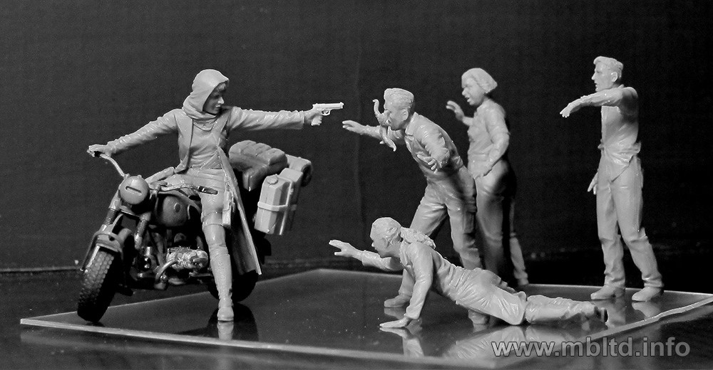 MASTER BOX 1/35 35175 "Zombie Hunter - Road to Freedom", Zombieland series"