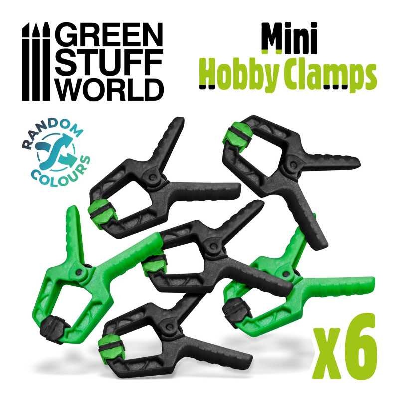 GREEN STUFF WORLD 11394 Mini hobby clamps x6 - MİNİ HOBİ KELEPÇELERİ 6 ADET