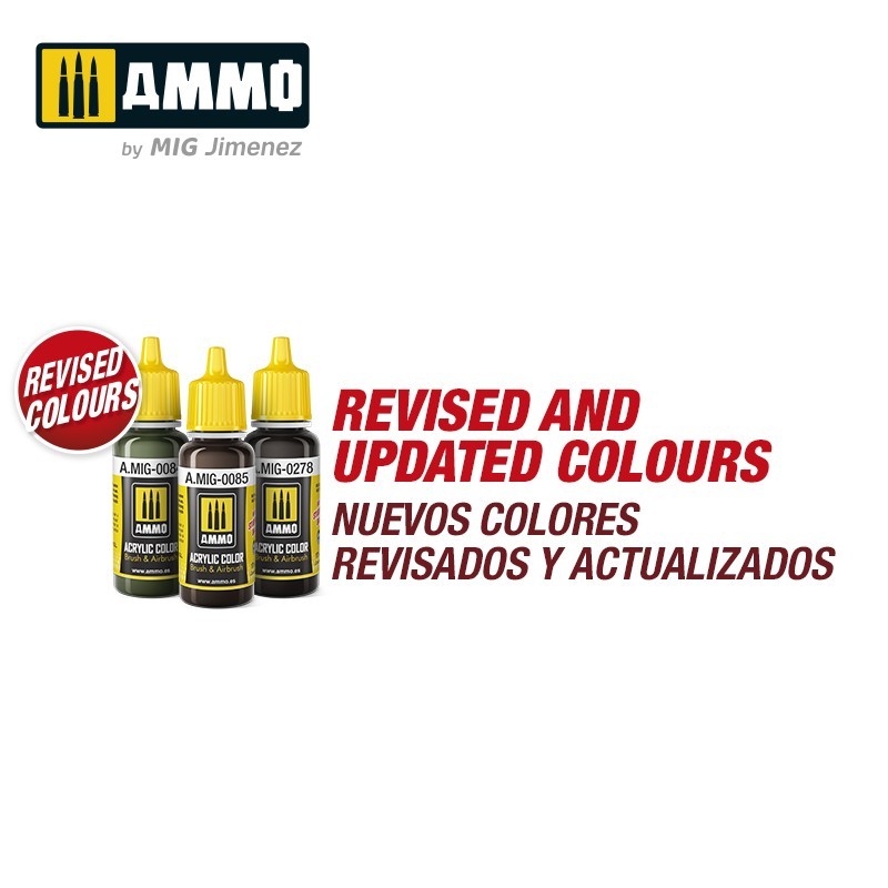 AMMO MIG 7188 NATO Colors NATO Kamuflaj Renkleri Boya Seti